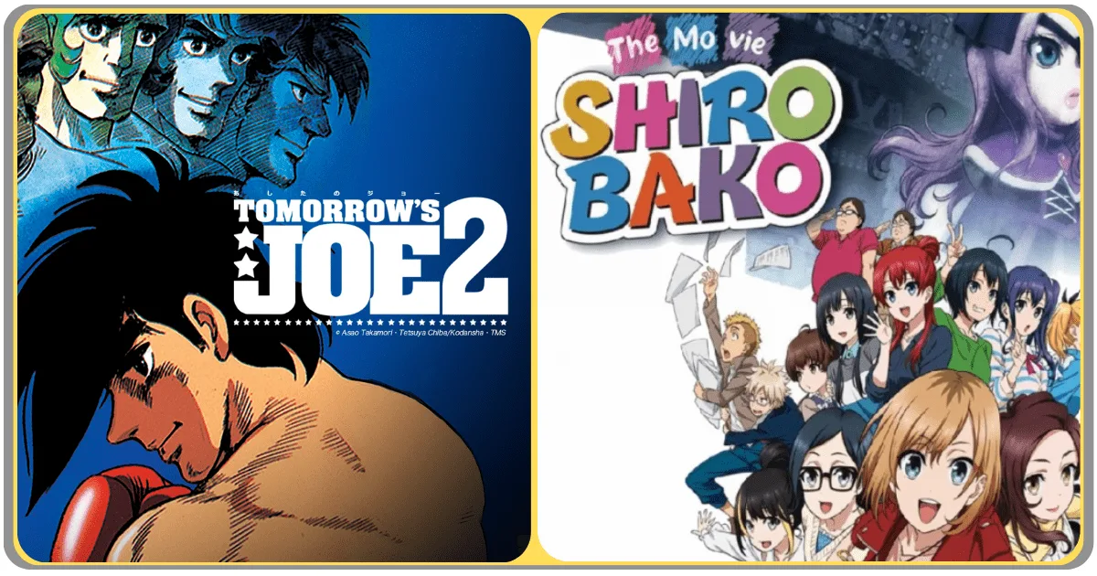 Jonu media licencia las peliculas de Ashita no joe 2 Y Shirobako. (España)