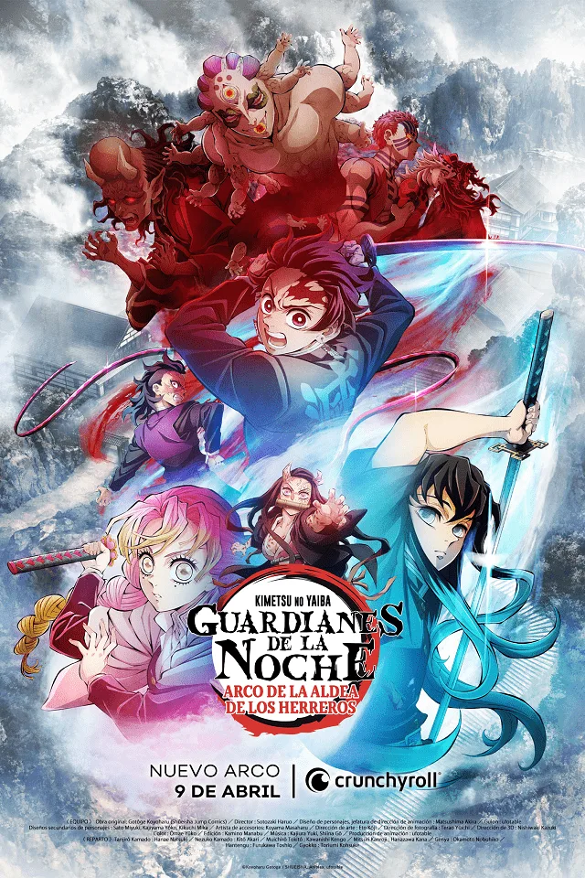 Ya esta disponible el arco de los Guardianes de la noche: la aldea de los herreros en Crunchyroll en castellano.